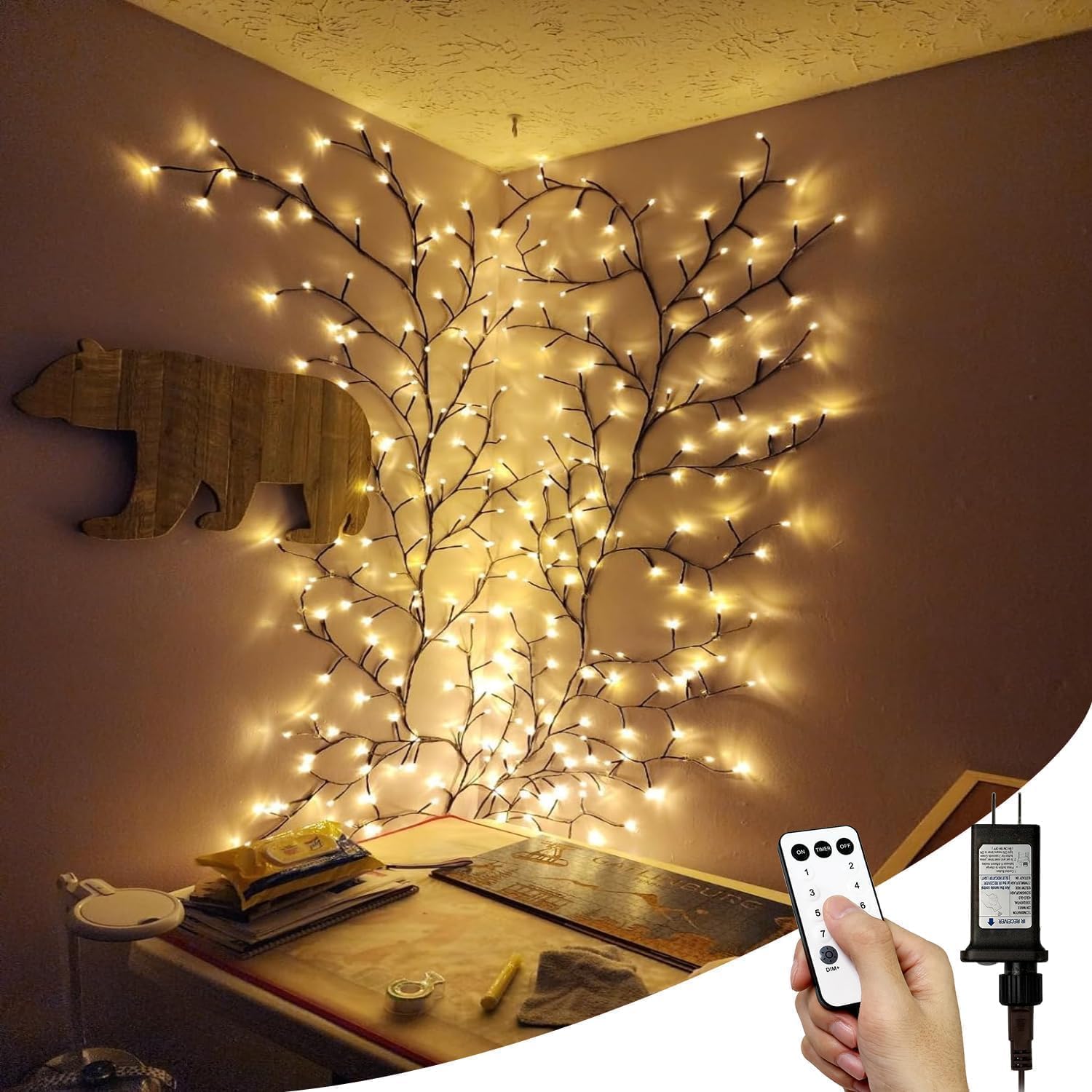 warm white LED branch lights